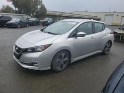 Salvage cars for sale at Martinez, CA auction: 2019 Nissan Leaf S