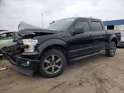 Salvage cars for sale at Woodhaven, MI auction: 2017 Ford F150 Supercrew