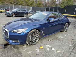 Salvage cars for sale at Waldorf, MD auction: 2017 Infiniti Q60 Premium