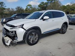 Salvage cars for sale at Fort Pierce, FL auction: 2022 Hyundai Santa FE SEL