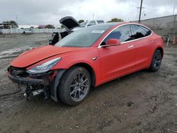 Salvage cars for sale at San Diego, CA auction: 2019 Tesla Model 3