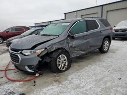 Salvage cars for sale at Wayland, MI auction: 2020 Chevrolet Traverse LT