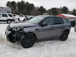 Salvage cars for sale at Mendon, MA auction: 2016 Land Rover Discovery Sport HSE Luxury