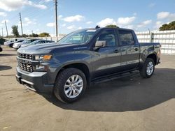 Salvage cars for sale at Miami, FL auction: 2022 Chevrolet Silverado LTD C1500 Custom