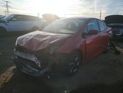 Salvage cars for sale at Elgin, IL auction: 2019 Toyota Prius