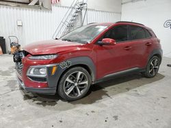 Salvage cars for sale at Tulsa, OK auction: 2018 Hyundai Kona Limited