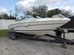 Salvage boats for sale at West Palm Beach, FL auction: 1997 SER Boat With Trailer