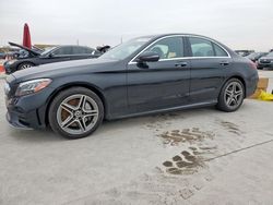 Salvage cars for sale at Grand Prairie, TX auction: 2020 Mercedes-Benz C 300 4matic