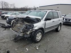 Salvage cars for sale at Spartanburg, SC auction: 2004 Honda Pilot LX