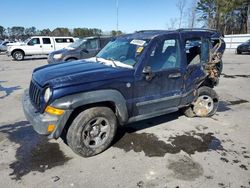 Salvage cars for sale at Dunn, NC auction: 2006 Jeep Liberty Sport