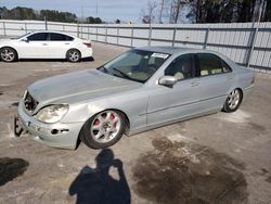 Salvage cars for sale at Dunn, NC auction: 2001 Mercedes-Benz S 500