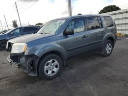 Salvage cars for sale at Miami, FL auction: 2012 Honda Pilot LX