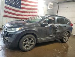 Salvage cars for sale at Lyman, ME auction: 2018 Honda CR-V EXL