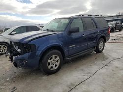 Salvage cars for sale at Wayland, MI auction: 2008 Ford Expedition XLT