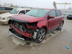 Salvage cars for sale at Kansas City, KS auction: 2015 Ford Edge Titanium