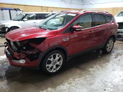 Salvage cars for sale at Kincheloe, MI auction: 2014 Ford Escape Titanium