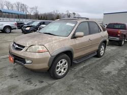 Salvage cars for sale at Spartanburg, SC auction: 2002 Acura MDX Touring