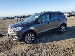 Salvage cars for sale at San Diego, CA auction: 2018 Ford Escape Titanium