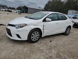 Salvage cars for sale at Midway, FL auction: 2015 Toyota Corolla L