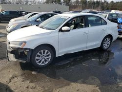 Volkswagen salvage cars for sale: 2017 Volkswagen Jetta SE