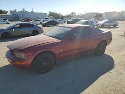 Salvage cars for sale at Martinez, CA auction: 2007 Ford Mustang