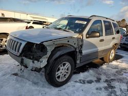 Jeep salvage cars for sale: 2004 Jeep Grand Cherokee Laredo