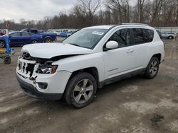 Salvage cars for sale at Ellwood City, PA auction: 2017 Jeep Compass Latitude