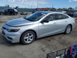 Chevrolet salvage cars for sale: 2018 Chevrolet Malibu LS