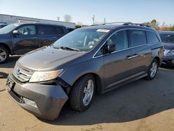 Salvage cars for sale at New Britain, CT auction: 2012 Honda Odyssey Touring