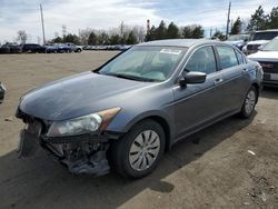 Honda Accord LX salvage cars for sale: 2012 Honda Accord LX