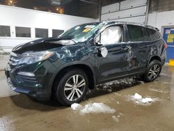 Salvage cars for sale from Copart Blaine, MN: 2016 Honda Pilot EXL