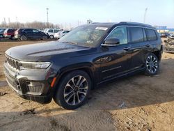 Salvage cars for sale from Copart Woodhaven, MI: 2021 Jeep Grand Cherokee L Overland