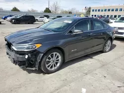 Salvage cars for sale at Littleton, CO auction: 2019 Ford Fusion SEL