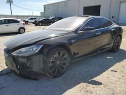 Salvage cars for sale from Copart Jacksonville, FL: 2014 Tesla Model S