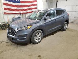 Salvage cars for sale at Lyman, ME auction: 2021 Hyundai Tucson Limited