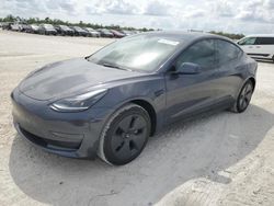 Salvage cars for sale from Copart Arcadia, FL: 2023 Tesla Model 3