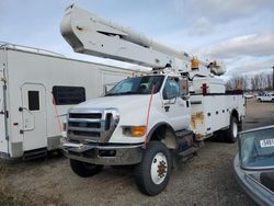 Salvage cars for sale from Copart Davison, MI: 2011 Ford F750 Super Duty