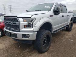 Salvage cars for sale at Elgin, IL auction: 2017 Ford F150 Supercrew