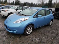 2011 Nissan Leaf SV en venta en Graham, WA