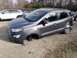 Salvage cars for sale at Waldorf, MD auction: 2018 Ford Ecosport SE