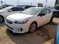 Vehiculos salvage en venta de Copart Chicago Heights, IL: 2022 Subaru Impreza