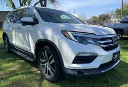 Honda Pilot Touring salvage cars for sale: 2017 Honda Pilot Touring