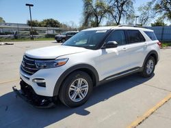 Salvage cars for sale at Sacramento, CA auction: 2022 Ford Explorer XLT