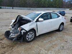 Toyota Corolla salvage cars for sale: 2016 Toyota Corolla L