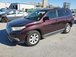Salvage cars for sale at New Orleans, LA auction: 2013 Toyota Highlander Base