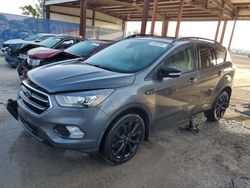 Salvage cars for sale from Copart Riverview, FL: 2018 Ford Escape Titanium