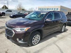 Salvage cars for sale at Littleton, CO auction: 2021 Chevrolet Traverse LT