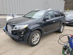 Salvage cars for sale at West Mifflin, PA auction: 2015 KIA Sorento LX