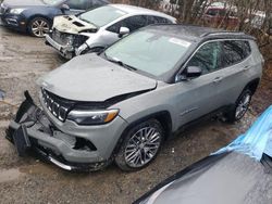 Jeep Compass salvage cars for sale: 2022 Jeep Compass Limited