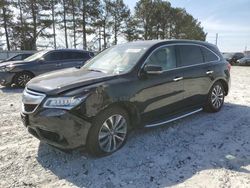 Salvage cars for sale from Copart Loganville, GA: 2015 Acura MDX Technology